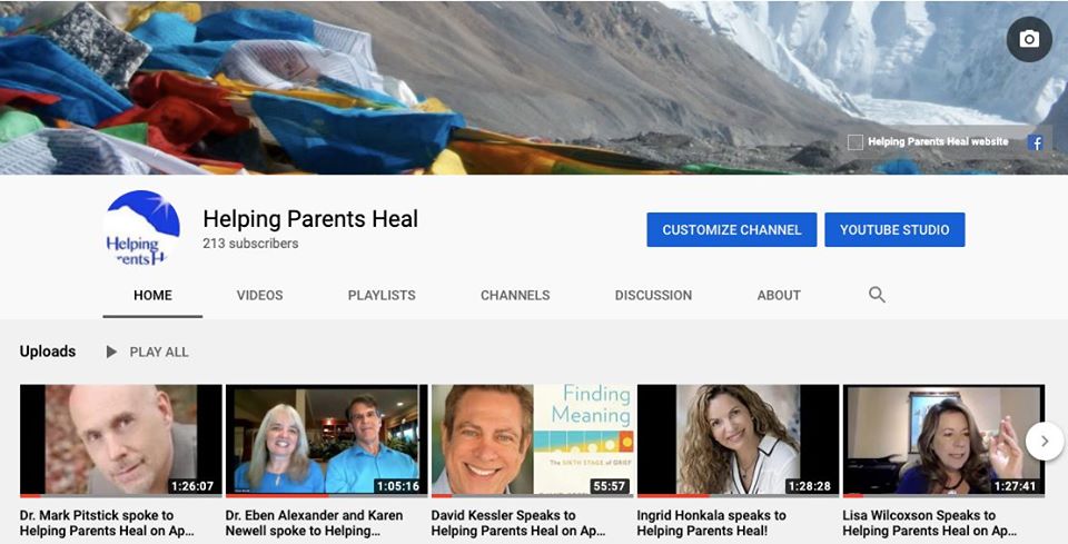 The new Helping Parents Heal Youtube Channel!